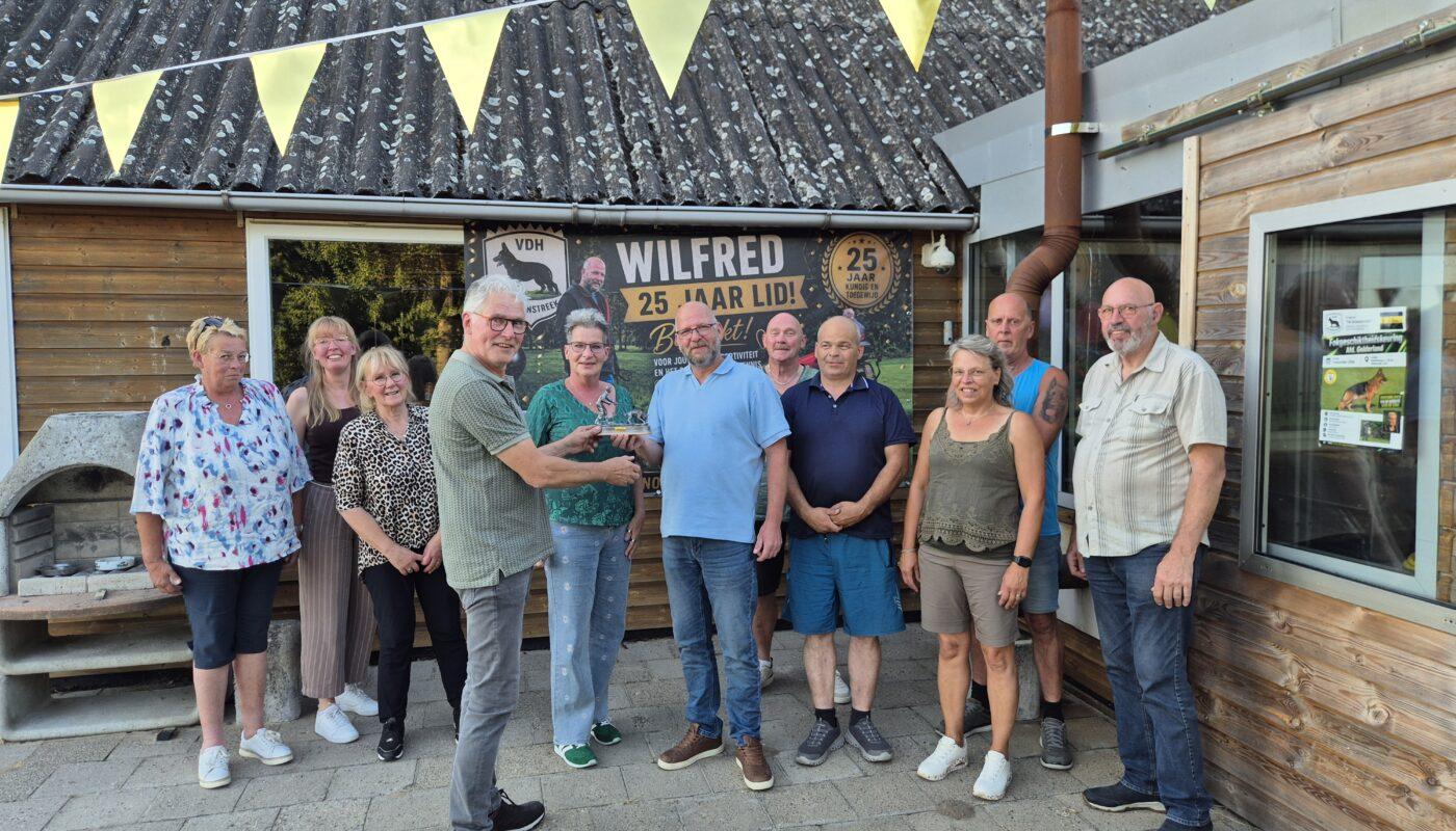 Wilfred 25 jaar lid